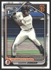Dakota Jordan #BD-71 2024 Bowman Draft San Francisco Giants