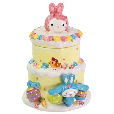 Blue Sky Clayworks Hello Kitty and Friends Easter Cake Cookie Jar