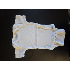 Gerber Baby 3-6M White Short Sleeve Bodysuit Solid Basic