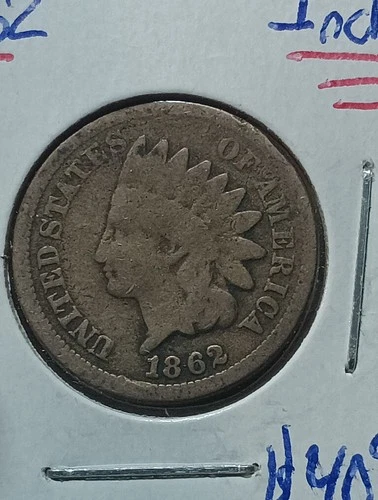 👉1862  Indian Head Penny Fine   Choice  I/118