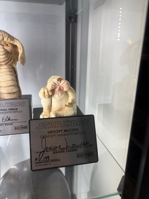 Regal Robot Droopy McCool Maquette Replica Signature Edition Signed ROTJ