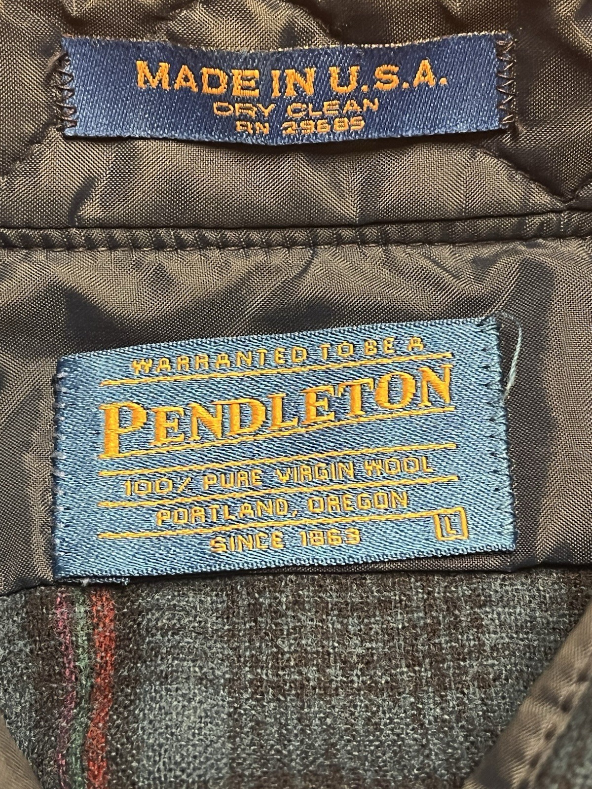 Pendleton Men’s Vintage Elbow Patch Wool Shirt Ma… - image 4