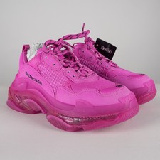  Balenciaga Triple S Clear Sole - Pink Sneakers 544351 Women 8