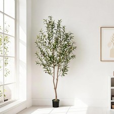 Artificial Olive Tree, 6FT Tall Faux Olive Tr...