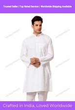 Mens Kurta Cotton Beige Kurta without Pajama Ethnic Mens Designer Traditional