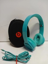 Beats by Dr. Dre Solo HD On-Ear Wired Headphones - Teal / Mint Green - With Case