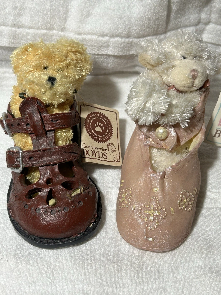 Boyds Bears &amp; Friends 181x135 ボイズベア&amp;フレンズ Boyds Bears Resin Malcolm With Friend Sign - 1 Figurine 5 Inch