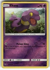 Ekans 36/73 Shining Legends LP Pokemon Card TCG