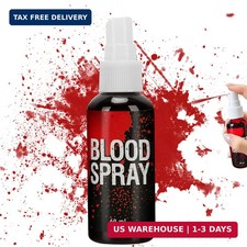 Fake Blood Splatter Spray 2.03 OZ 1PCS, Halloween Vampire Drip Effect