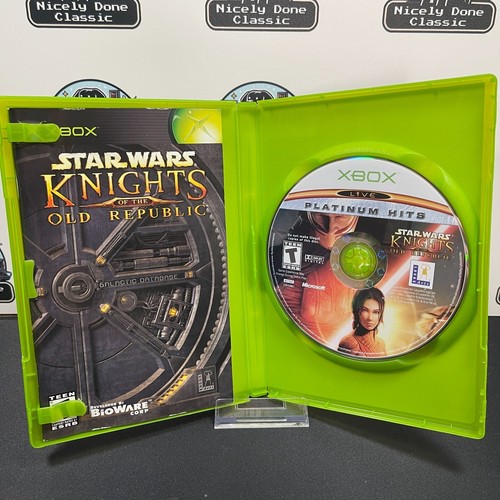 Star Wars: Knights of the Old Republic Platinum Hits (Microsoft Xbox, 2004) CIB - Picture 4 of 5