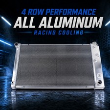 4row Aluminum Radiator For 68-73 Chevy Chevelle68-77 El Camino68-85 Gm 28core