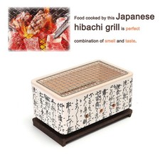 Tabletop Japanese Ceramic Hibachi BBQ Charcoal Grill Yakitori Stove