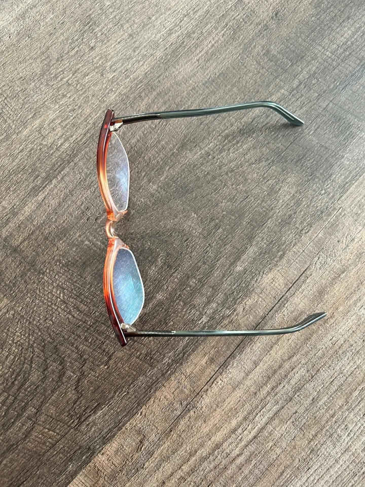 Norma Kamali 7523 Marrón Sombra Cejas Gato Gafas Monturas 50 23 140 Foto 3 de 4