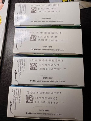 400 One Touch Ultra Test Strips - 4 boxes 100/box New Unopened- 11/30/26-4/30/27