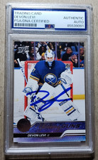 Devon Levi PSA/DNA Certified Auto 2023-24 Upper Deck Young Guns Signed RC Sabres