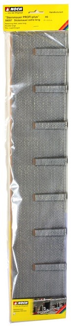 NOCH 58057 - H0 Support Wall, Extra Long, 66.8 X 12.5 Cm - New