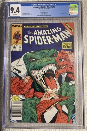 Amazing Spider-Man #313 CGC 9.4 Mark Jewelers McFarlane 1989 Marvel Comics WP