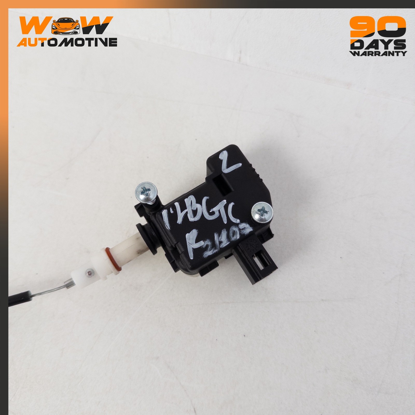 04-19 BENTLEY CONTINENTAL GTC GT REAR FUEL DOOR RELEASE ACTUATOR CABLE OEM