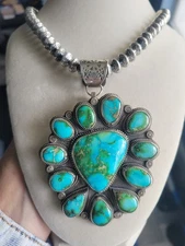 Kurt Card Sonoran Turquoise Pendant Large