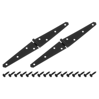 2 Stück Strap-Scharniere, 5 Zoll Schuppentür-Scharniere Schwere Tee-Scharnier