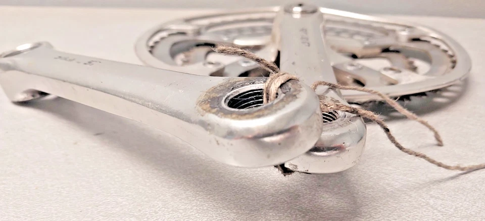 Juego de bielas dobles para bicicleta de carretera Sugino GT plateadas 175 mm BCD160/110 40/52t JIS se envía a EE. UU. Foto 2 de 4