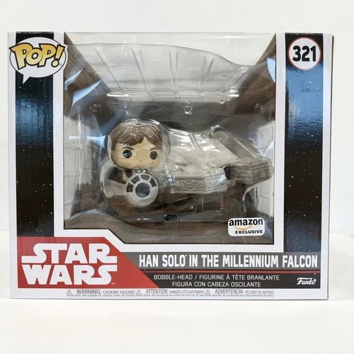 Funko Pop Rides Star Wars Han Solo In Millennium Falcon 321 Amazon Exclusive NIB