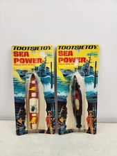TOOTSIETOY SEA POWER CARGO SHIP & Submarine Vintage 1978 New 