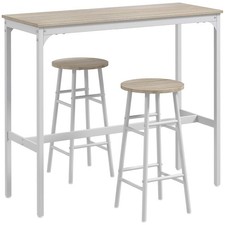 3 Piece Bar Table Set with 2