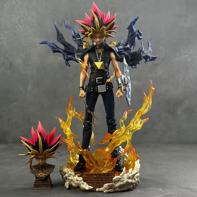Figurine Yami Yugi 2 Têtes Manga Anime Yu-Gi-Oh! 28 cm Collectible Figure - Photo 1/4