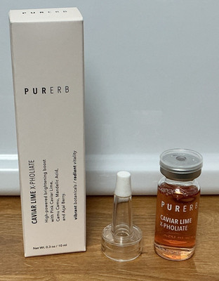 Purerb Caviar LIME X- PHOLIATE 0.3 Fl Oz 10 Ml Mew In Box