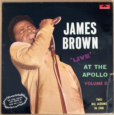 JAMES BROWN Live at the Apollo Volume 2 (1969) 2LP Vinyl Album GODFATHER OF SOUL