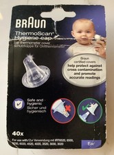 Braun Thermoscan Hygiene Cap Lens Filters Healthcare for Ear Thermometers 40 Pk
