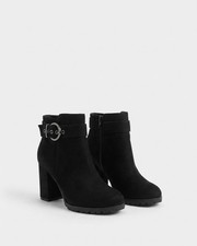 Primark Black Suede Ankle Boots