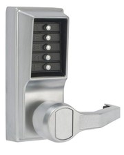 Kaba Simplex LR1011-26D-41 Mechanical Pushbutton Door Lock Satin Chrome RH New