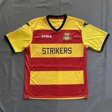 2010s JOMA Ft. Lauderdale Strikers Soccer Jersey Mens Size Large Red Yellow NASL