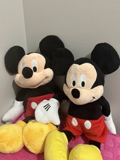 Mickey and Minnie Mouse Disney Store Plush Toy Set