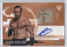 2017 Topps WWE Undisputed Auto Relics 28/99 Aiden English #UAR-AE Auto 3j2