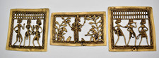 Vintage Indian Dhokra Warli Tribal Brass Fusi...