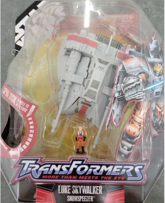 Transformers Star Wars Crossovers Luke Skywalker Snowspeeder Complete Lose With
