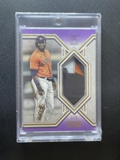 2022 Topps Definitive Collection Helmet Purple /5 Yordan Alvarez #DHC-YAL