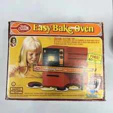 Vintage Betty Crocker Easy Bake Oven With Original Box Directions And Trays 1973