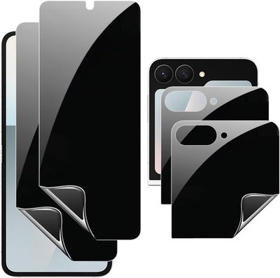 2PCS Privacy Inner Screen Protector & Anti-Spy Outer Soft Film for Samsung Galax