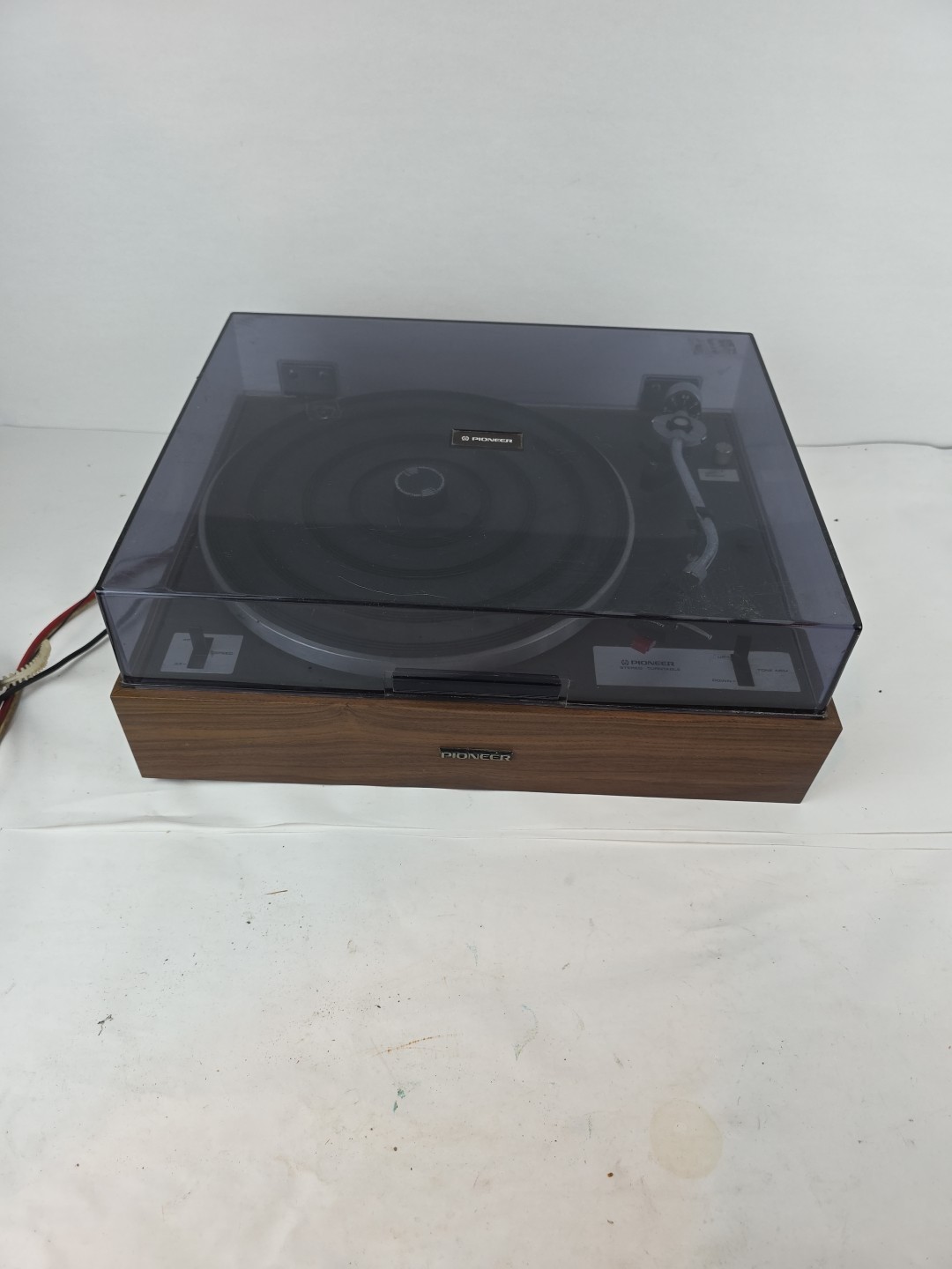 Vintage Pioneer PL-10 Turntable AS-IS FOR PARTS OR REPAIR - 