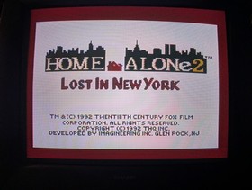 Home Alone 2 Nintendo Entertainment System NES Cleaned Tested