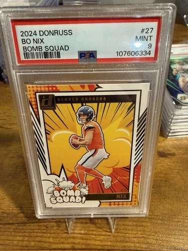 2024 Panini Donruss - Bomb Squad Bo Nix #27 (RC)