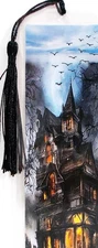 DRACULAS HAUNTED HOUSE MYSTICAL- FLOWERS, BIRDS,CATS,DOGS-BOOKMARKS