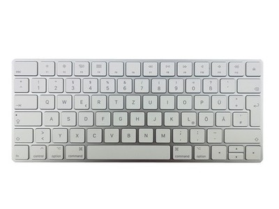 Apple Magic Keyboard 2. Gen weiß silber Bluetooth A1644 lightning QWERTZ deutsch