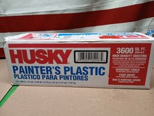 Husky 03509H 9' x 400' .31mil High Density Painters Poly Film