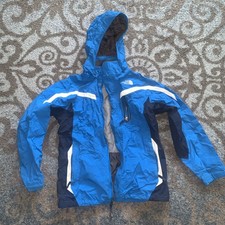 The North Face Garcon Boys' Rain Jacket Size Regular XL 18/20 with HOOD.