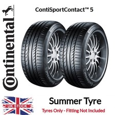 Continental 235/35/R19 Tyres x2 235 35 19 91Y FR XL Sport Contact 6 QR * 72Db